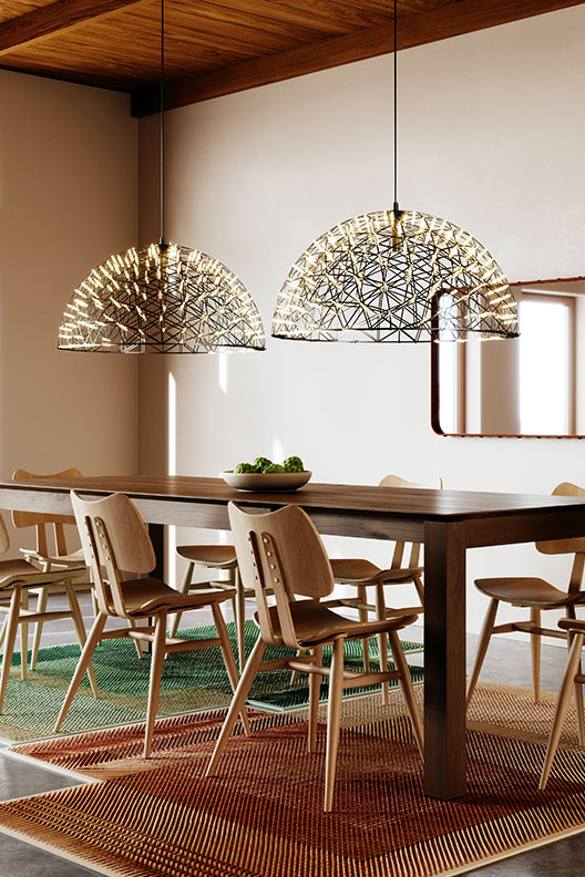 Raimond II Dome LED Pendant by Moooi.