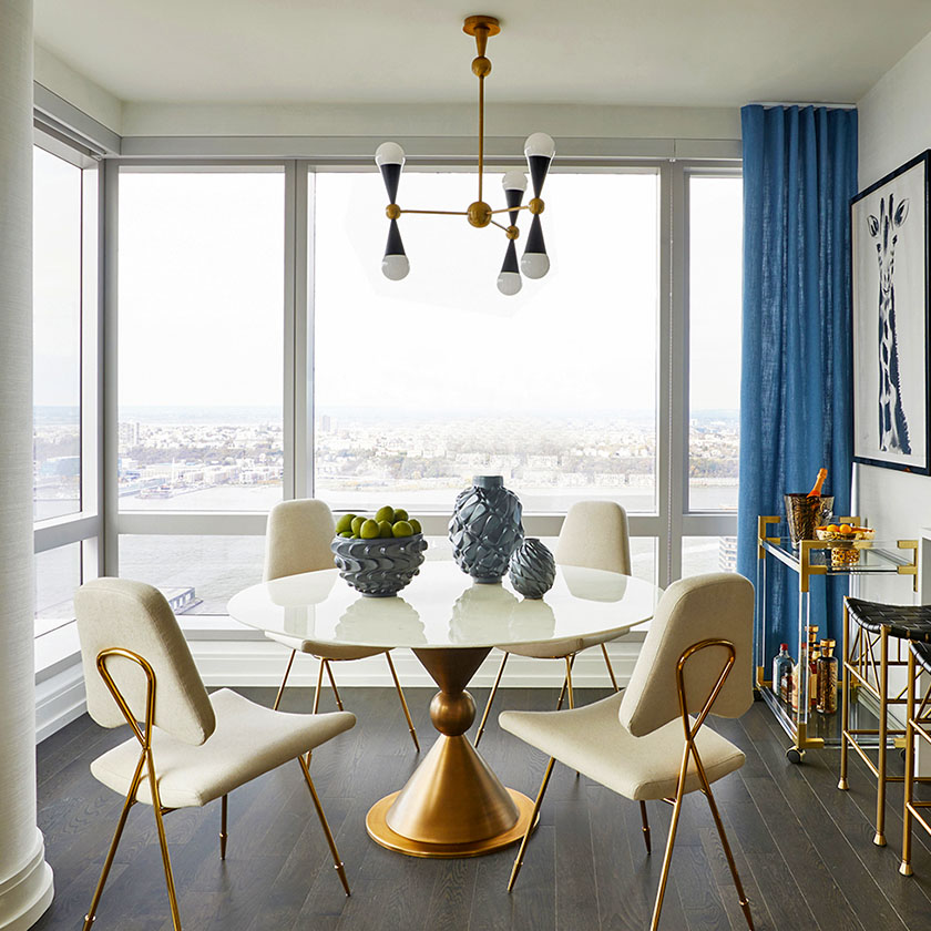 Caracas 3-Arm Chandelier by Jonathan Adler.