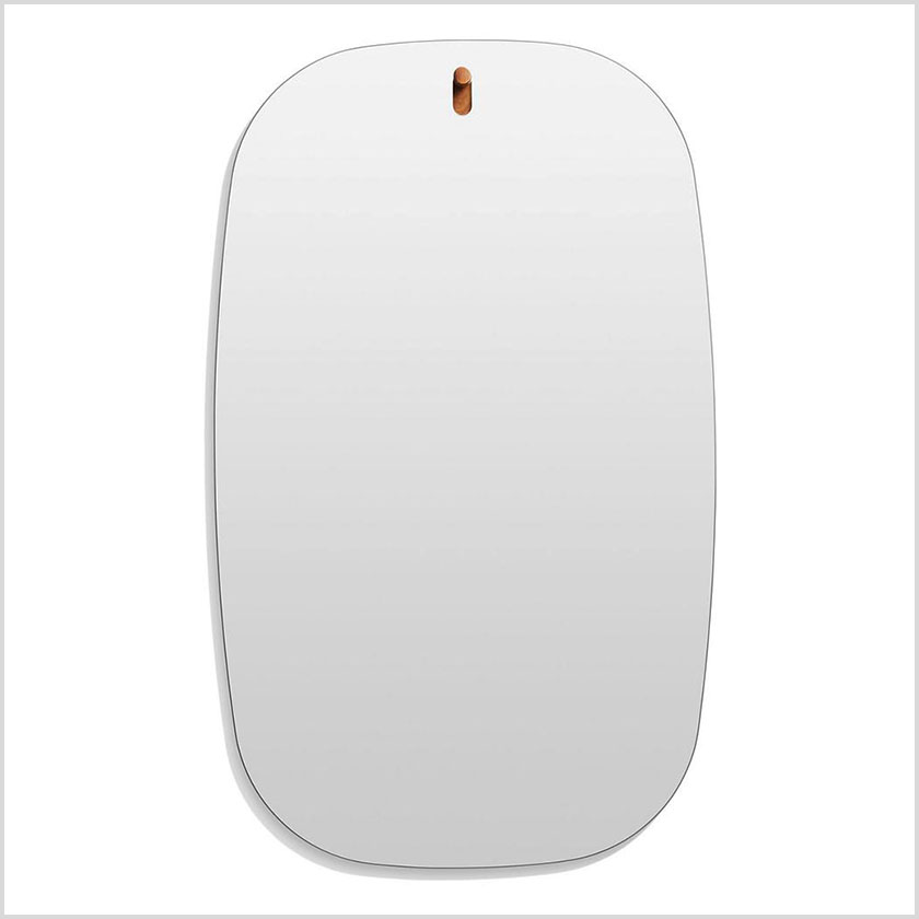 Hang 1 Swoval Mirror by Blu Dot.