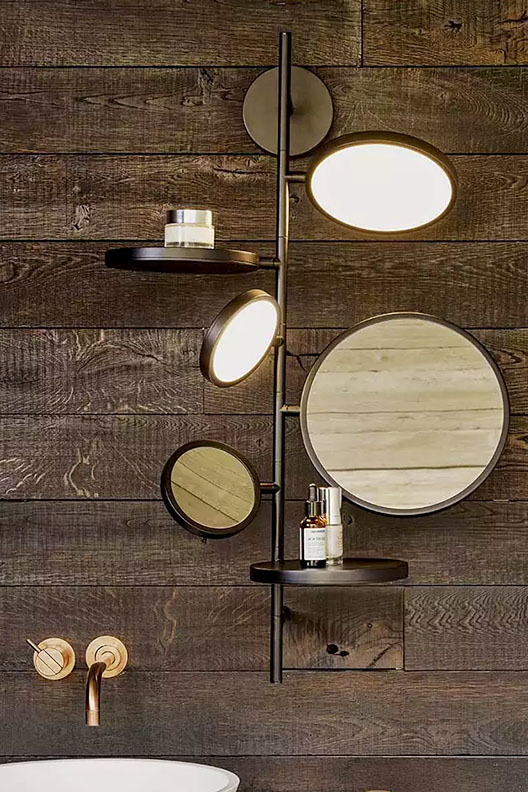 Tell Me Stories Lighted Mirror with Storage by DCW éditions.