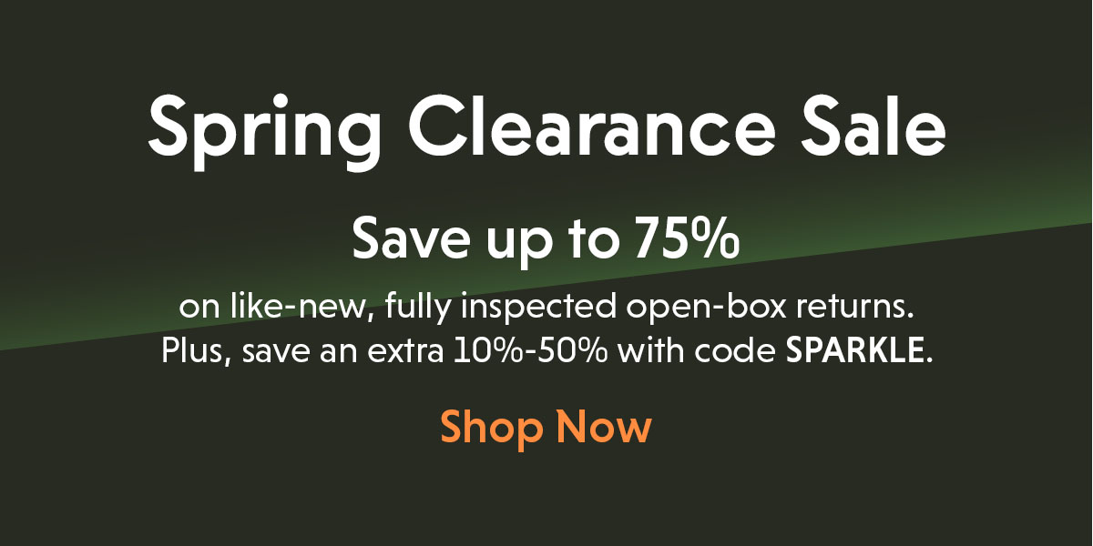 Spring Clearance Sale. Save up to 75% + 10%-50% more.