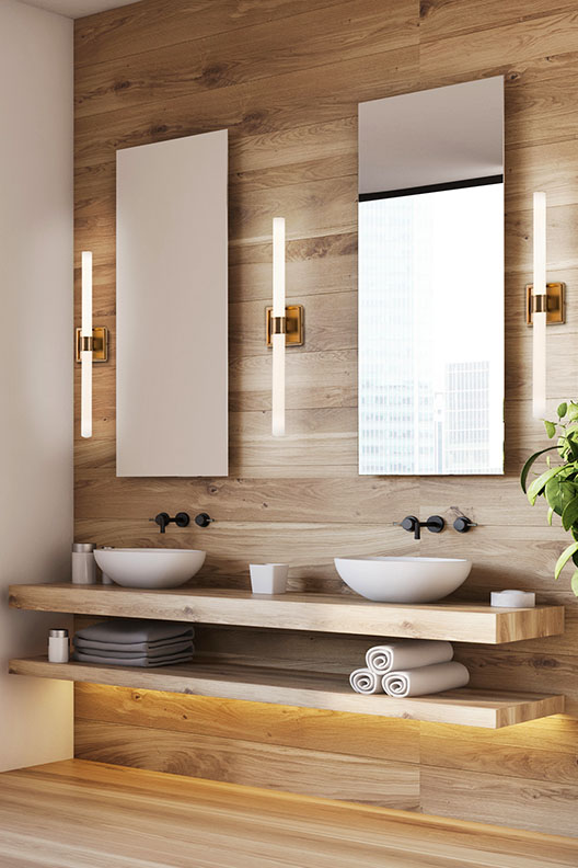 Rona LED Vanity Light by Kuzco Lighting.