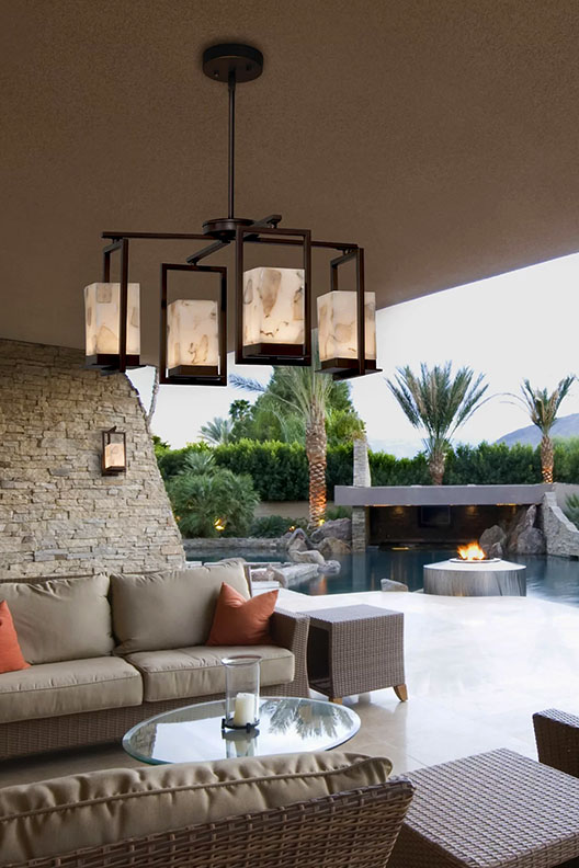 Outdoor Chandeliers.