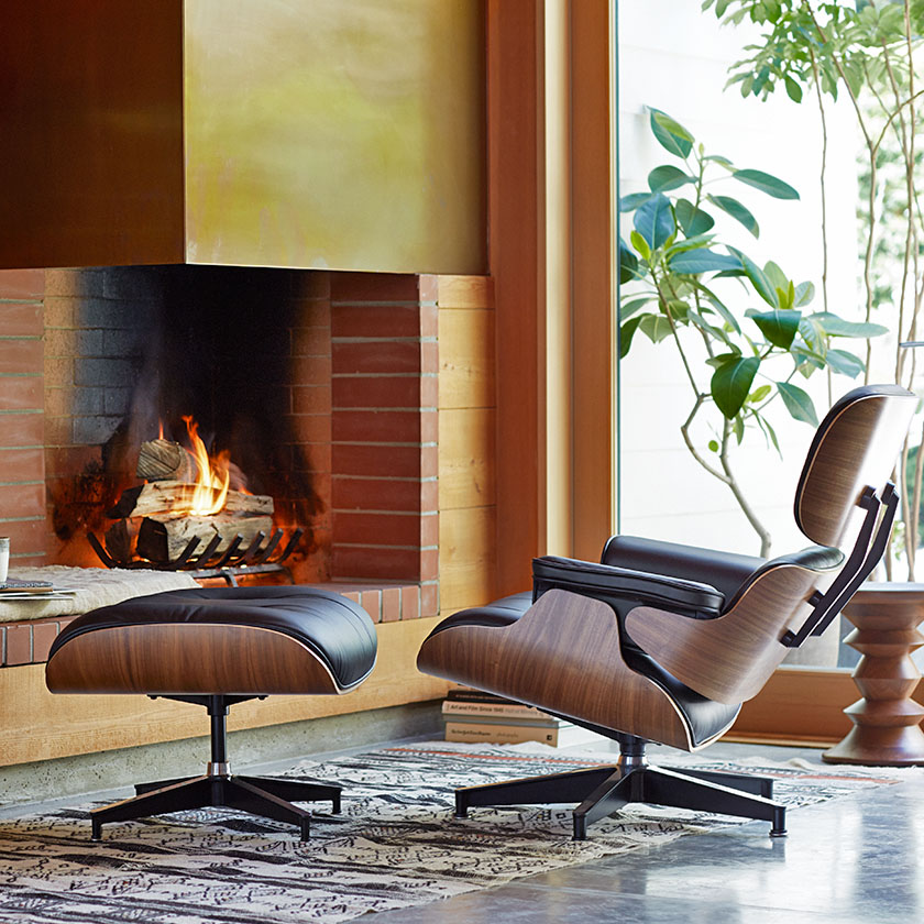 Eames® Lounge Chair with Ottoman by Charles & Ray Eames for Herman Miller®.