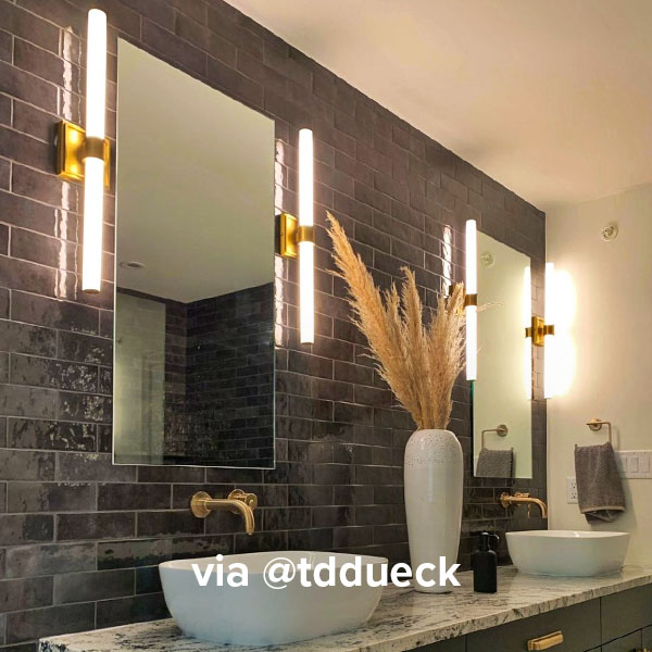 Rona LED Bath Bar by Kuzco Lighting via @tddueck.