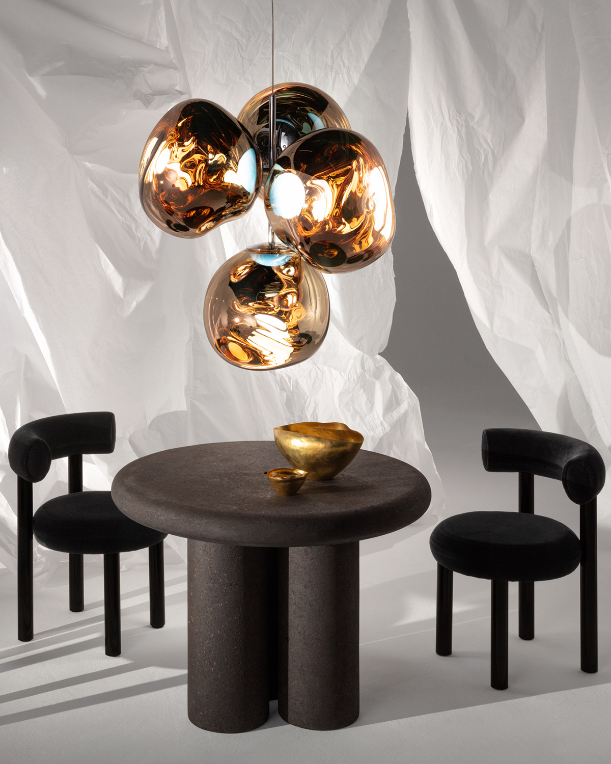 tom dixon stone pendant