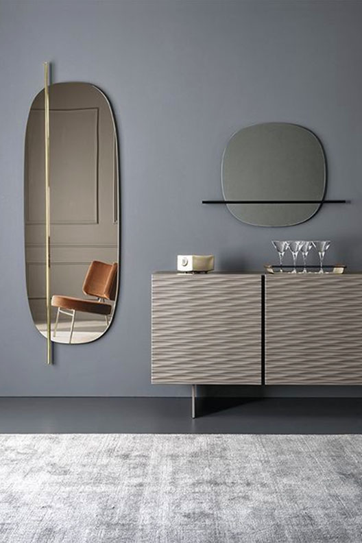 Vanity Long Mirror by Calligaris.