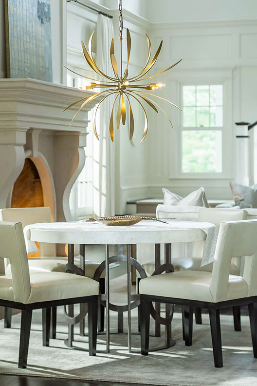 Dahlia Chandelier by Hubbardton Forge.