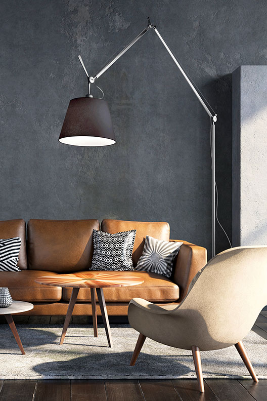 Tolomeo Mega Floor Lamp by Giancarlo Fassina + Michele De Lucchi For Artemide.