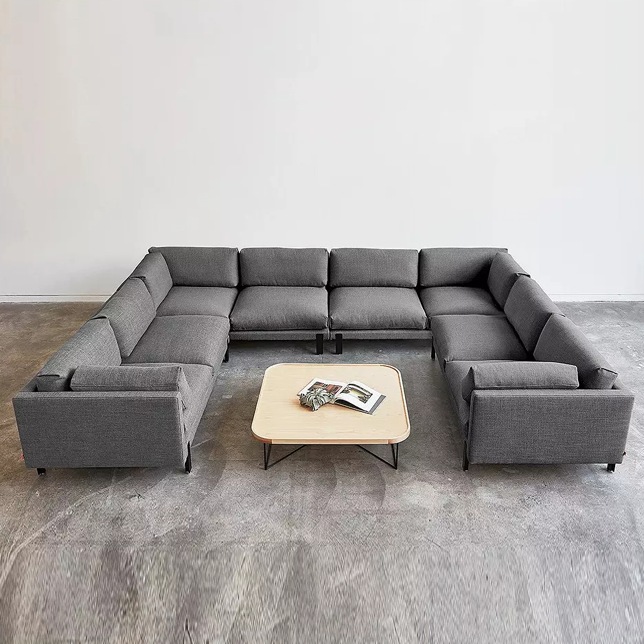 Silverlake U Shaped Sectional by Gus Modern.