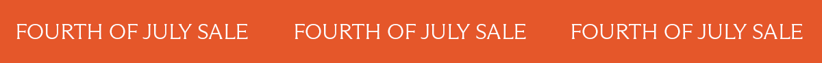 Fourth of July Sale