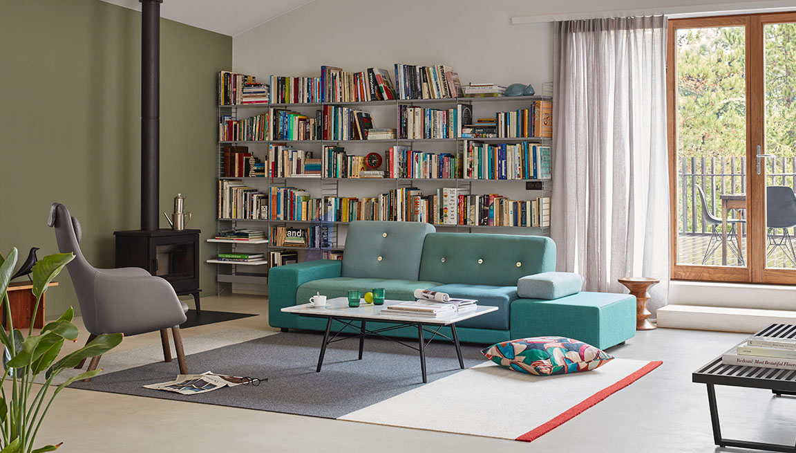 Polder Sofa by Hella Jongerius for Vitra.