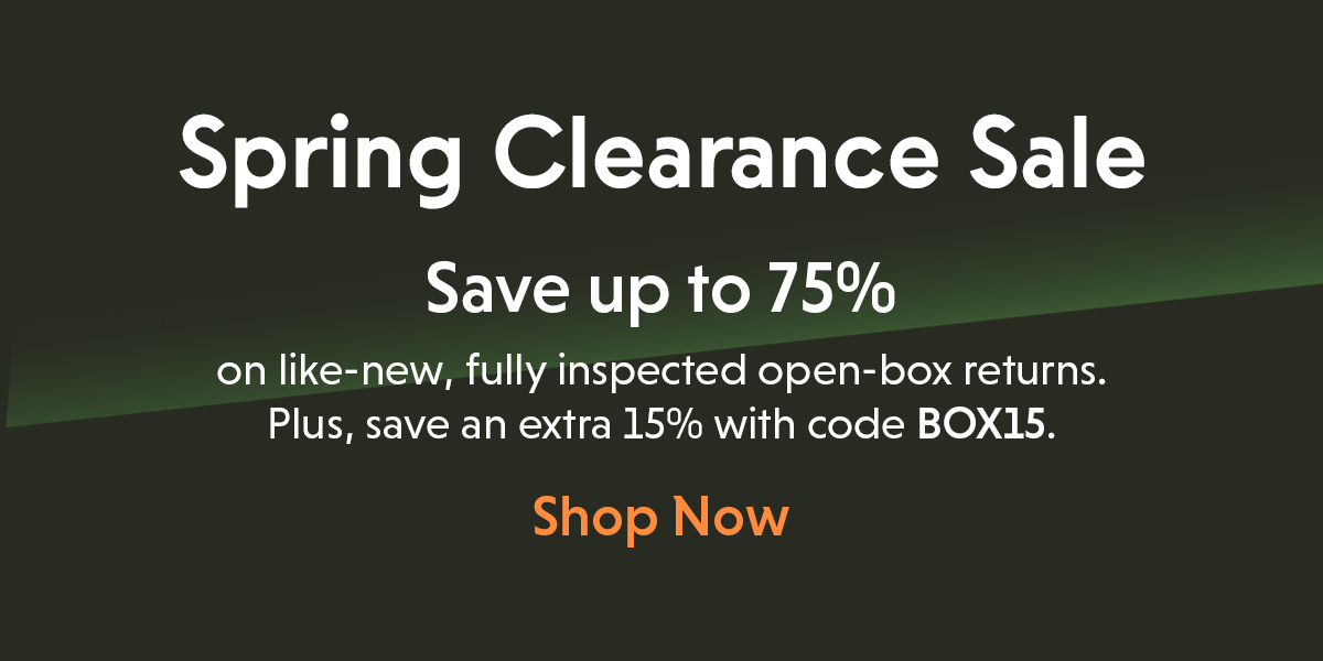 Spring Clearance Sale. Save up to 75% + 15% more.