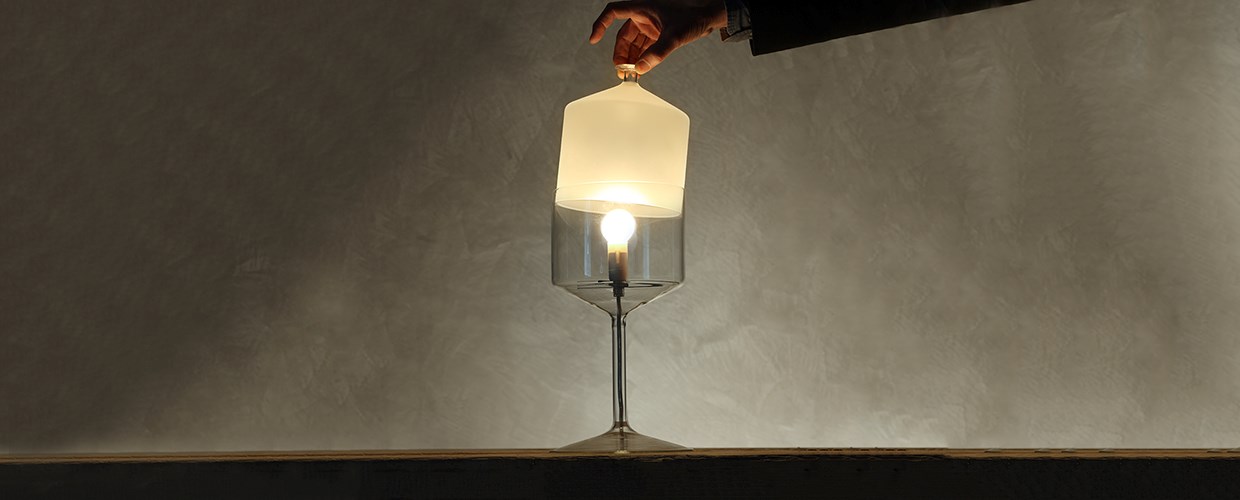 Bonne Nuit Table Lamp by Michele De Lucchi.